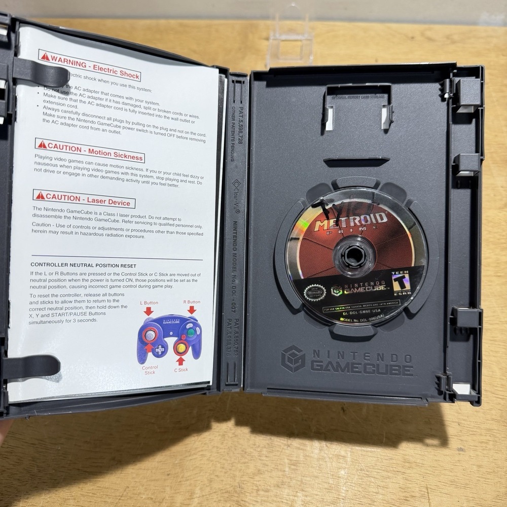Metroid Prime (Nintendo GameCube, 2004) Complete CIB Tested - Picture 5 of 9